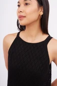 Peraluna EVELIEN DRESS Ajurlu Kadın Plaj Elbisesi - Siyah - 3