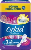Orkid Platinum Kokulu Hijyenik Ped Boy 3 Gece & Gündüz 5'li Rahatlık Süper Ekonomik 16'lı Paket - 3