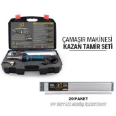 Çamaşır Makinesi Kazan Tamir Seti- BM40 Plastik Kaynak Makinesi+20 Paket PP Beyaz Geniş Plastik Kaynak Elektrodu - 1