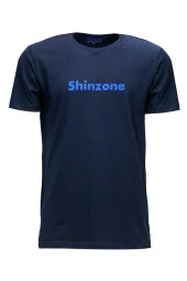 Erkek Standart Fit Shinzone Göğüs Baskılı Mavi Lacivert 2'li Set T-Shirt - 6