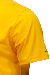 Erkek Standart Fit Göğüs Baskılı Sarı İndigo 2'li Set T-Shirt - 5