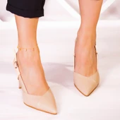 Erkan Saçmacı Sacha Ten Arkası Açık Stiletto - 3