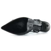 Erkan Saçmacı Sacha Siyah Saten Arkası Açık Abiye Stiletto - 5