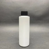 150 cc Mat Beyaz Sert PE Şişe  - Siyah Contalı Kapaklı- 150ml Plastik Şişe x 10 Adet thumbnail 1