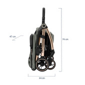 Kikka Boo Eden Autofold Kabin Bebek Arabası Grey - 10