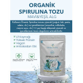 Organik Spirulina Tozu Katkısız 50 Gr - 3