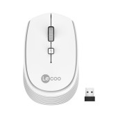 Lenovo Lecoo WS202 Kablosuz 1200DPI 4 Tuşlu Optik Mouse Beyaz - 1