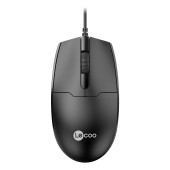 Lenovo Lecoo MS101 USB Kablolu 1200DPI 3 Tuşlu Optik Mouse Siyah - 1