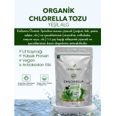 Organik Chlorella Tozu Katkısız 50 Gr - 3