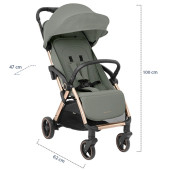 Kikka Boo Eden Autofold Kabin Bebek Arabası Black - 8