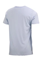 Erkek Standart Fit Kabartma Göğüs Baskılı Mavi Bordo 2'li Set T-Shirt thumbnail 3