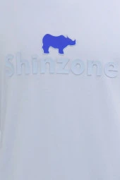 Erkek Standart Fit Kabartma Göğüs Baskılı Mavi Bordo 2'li Set T-Shirt thumbnail 4