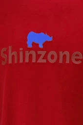 Erkek Standart Fit Kabartma Göğüs Baskılı Mavi Bordo 2'li Set T-Shirt thumbnail 8