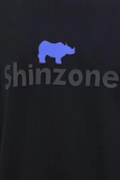 Erkek Standart Fit Kabartma Göğüs Baskılı Siyah Beyaz 2'li Set T-Shirt - 5