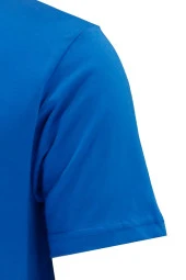 Erkek Standart Göğüs Baskılı Mavi Haki 2'li Set T-Shirt - 5