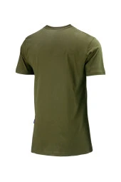 Erkek Standart Göğüs Baskılı Mavi Haki 2'li Set T-Shirt - 7