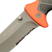 Gerber Bear Grylls Turuncu Siyah Kamp Çakısı Paslanmaz Çelik 23 cm Kılıflı Outdoor Bıçak Gerber Çakı Bıçak - 1