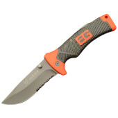 Gerber Bear Grylls Turuncu Siyah Kamp Çakısı Paslanmaz Çelik 23 cm Kılıflı Outdoor Bıçak Gerber Çakı Bıçak - 3