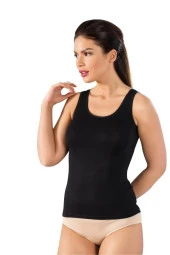 6 Adet Lüx Drm Bayan Ribana Geniş Askılı Atlet Renk Seçenekli 051 thumbnail 1