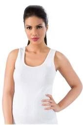 6 Adet Lüx Drm Bayan Ribana Geniş Askılı Atlet Renk Seçenekli 051 thumbnail 2