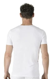 6 Adet Özkan Erkek Modal V Yaka Kısa Kol Atlet Fanila 11143 thumbnail 3