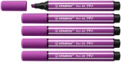 Stabilo Keçe Uçlu Kalem 68 Max Lila Keçe Uçlu Kalem (5 Li Paket) - 1