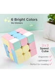 Speed Cupe Rubik Küp Zeka Küpü 3x3 Pastel Renkler Hız Küpü, Fidget Oyuncak Zeka Oyunu - 6