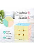 Speed Cupe Rubik Küp Zeka Küpü 3x3 Pastel Renkler Hız Küpü, Fidget Oyuncak Zeka Oyunu - 7