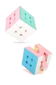 Speed Cupe Rubik Küp Zeka Küpü 3x3 Pastel Renkler Hız Küpü, Fidget Oyuncak Zeka Oyunu - 8