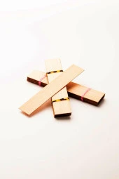 Ahşap Mum Fitili - 20 Adet ( 20mm x 100mm x 0,5mm ) thumbnail 1