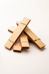 Ahşap Mum Fitili - 50 Adet ( 20mm x 100mm x 0,5mm ) thumbnail 1