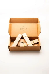 Ahşap Mum Fitili - 50 Adet ( 20mm x 100mm x 0,5mm ) thumbnail 3