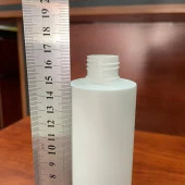 200 cc Silindir Mat Sert PE Şişe - Beyaz Kapaklı- 200ml Beyaz PE Şişe x 10 Adet thumbnail 2