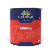 Pamukkale Enamel Sentetik Parlak Boya 5 Kg Turkuaz Ral 6027 - 1