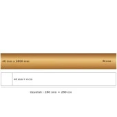 40 mm x 2800 mm Bronz Sibu Aynalı Pleksi Şerit Mobilya Süsü - 2