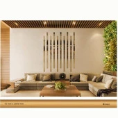 10 mm x 2800 mm Bronz Sibu Aynalı Pleksi Şerit Mobilya Süsü - 1