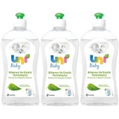 Uni Baby Biberon ve Emzik Temizleyici 500ML (3 Lü Set) thumbnail 1