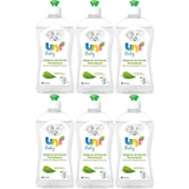 Uni Baby Biberon ve Emzik Temizleyici 500ML (6 Lı Set) - 1