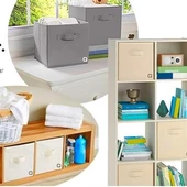 Çok Amaçlı Kullanım Dekoratif Dolap İçi Düzenleyici Organizer Katlanabilir Kutu - 5