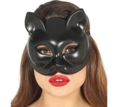 Siyah Renk Lüks Kedi Maskesi 12x13 cm thumbnail 2