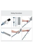 Hansel Kendinden Sıkmalı Mikrofiber Mop Kendini Temizleyen Mop Yedek Bez Hediyeli - 2