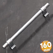 Hisar 160 mm Krom Metal Kulp Mobilya Çekmece Mutfak Dolabı Dolap Kapak Kulpları Kulbu Kulpu 16 cm thumbnail 1