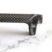 Dekor 160 mm Eskitme Antik Gümüş Metal 16 cm Mobilya Mutfak Çekmece Dolap Kulpu Kulbu Kulpları - 6