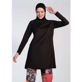 Mayovera Siyah Spor Düz Tek Kapalı Mayo Üstü thumbnail 2