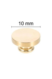 Mühürcüm Mührü Mumu Damga 10 mm Yuvarlak Boş Pirinç Kafa + Ahşap Sap R5799O10 thumbnail 1