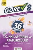 Nitelik 8.Sınıf Görev T.C İnkılap Tarihi ve Atatürkçülük 36 Haftalık Görev Föyleri - 1
