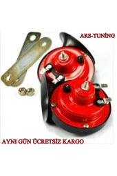 Her Araca Uygun Çiftli Da Dat Korna 12v Salyangoz Korna - 2