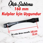 Elmas 160 mm Eskitme Antik Sarı Metal Mobilya Mutfak Çekmece Dolap Dolabı Kulpu Kulbu Kulpları - 3