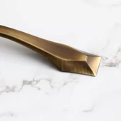 Elmas 160 mm Eskitme Antik Sarı Metal Mobilya Mutfak Çekmece Dolap Dolabı Kulpu Kulbu Kulpları - 6