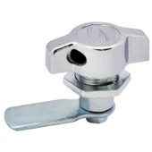 Asma Kilit Takılabilen Mandallı Kelebek Pano Soyunma Çelik Dolap Kilidi -Düz - 1